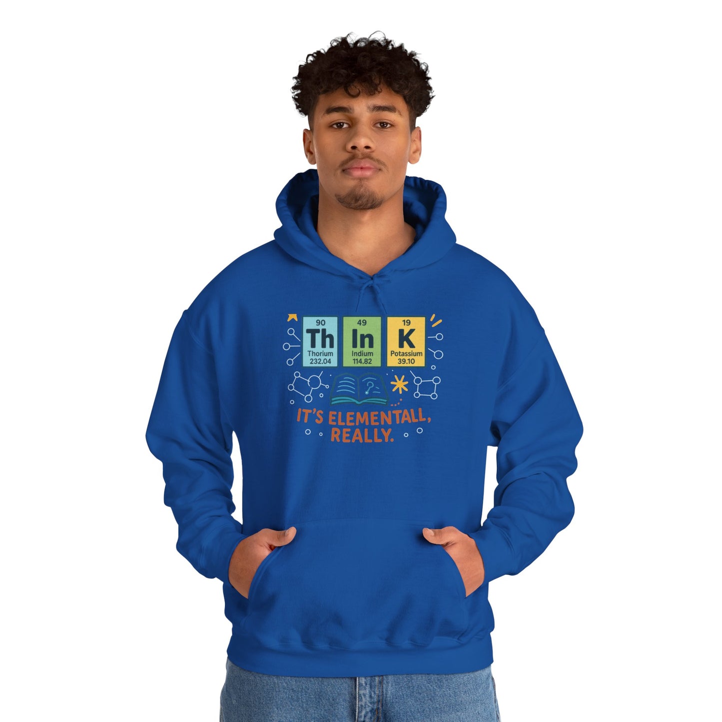 Science Hoodie for Men, Funny Nerd Hoodie, Element of Humor Sweatshirt, Science Lover Gift for Him, Chemistry Lover Gift