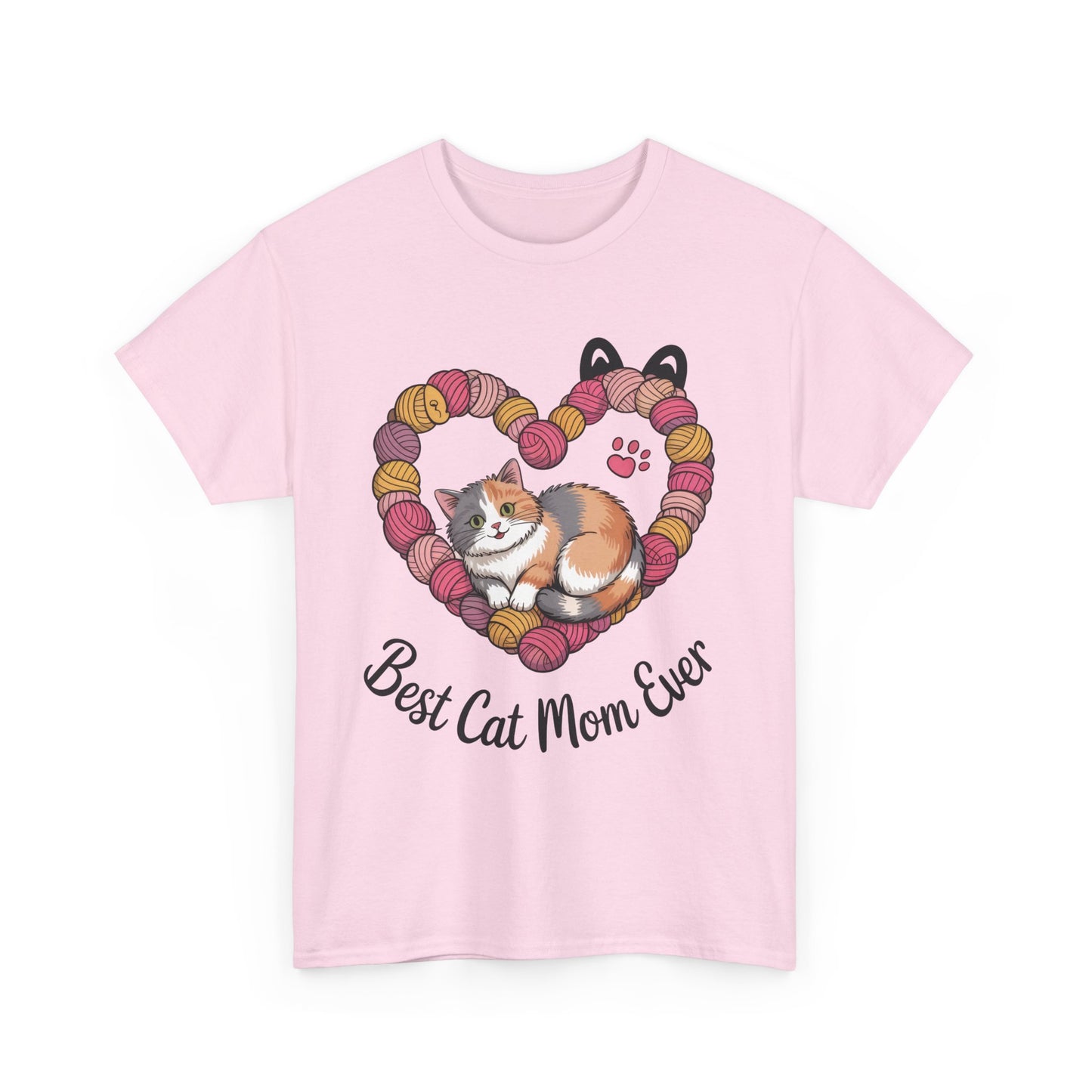 Best Cat Mom Ever T-Shirt, Cat Lover Gift, Pet Mom Shirt, Funny Animal Apparel, Cute Gift for Cat Moms, Gift for Cat Lovers, Kitty Mom Shirt