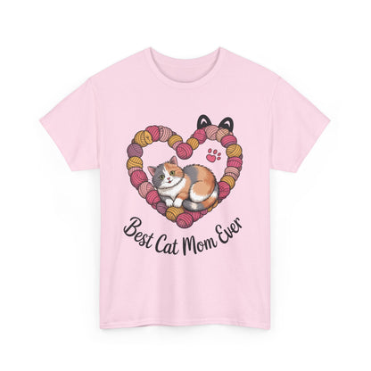 Best Cat Mom Ever T-Shirt, Cat Lover Gift, Pet Mom Shirt, Funny Animal Apparel, Cute Gift for Cat Moms, Gift for Cat Lovers, Kitty Mom Shirt