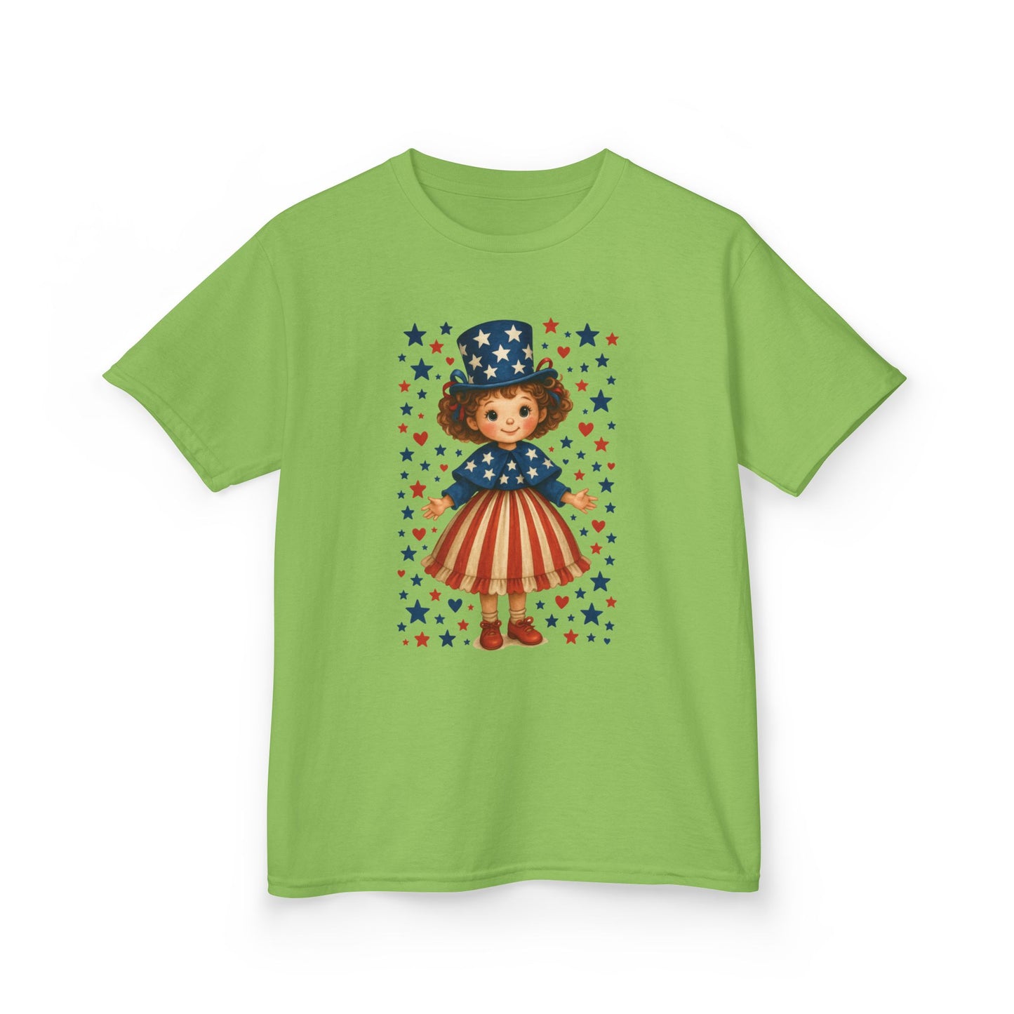 Patriotic Kids Tee, Independence Day, 4th of July, Memorial Day, Kids Party, Casual Wear