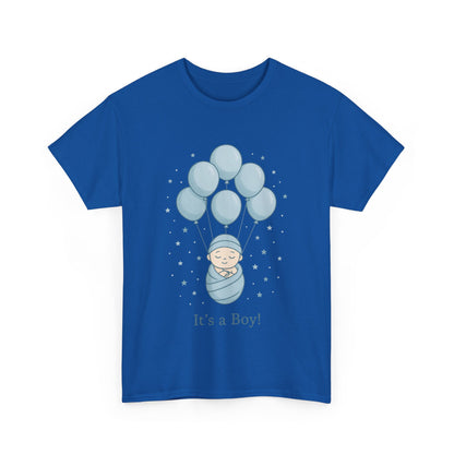 Its a Boy Maternity T-Shirt, Baby Boy Pregnancy Announcement Shirt, Gender Reveal Mom To Be Gift, Expecting Baby Shower Tee