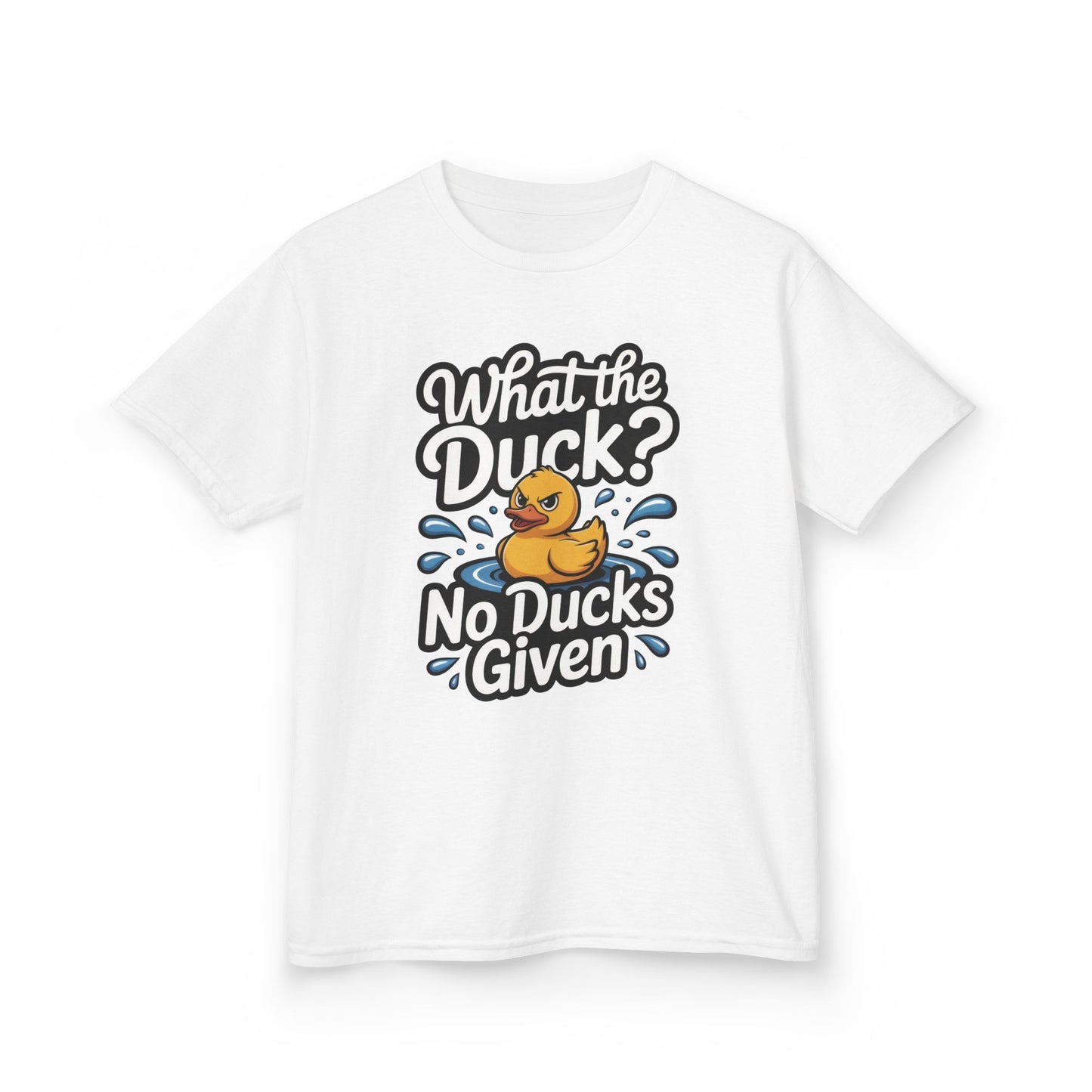Funny Teen Duck Shirt, Kids Humor Tee, What The Duck Meme Tee, No Ducks Given Youth Tee, Sarcastic Rubber Duck Shirt, Cool Gift For Teens