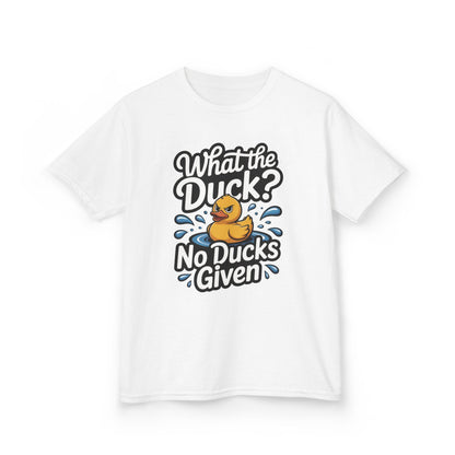 Funny Teen Duck Shirt, Kids Humor Tee, What The Duck Meme Tee, No Ducks Given Youth Tee, Sarcastic Rubber Duck Shirt, Cool Gift For Teens