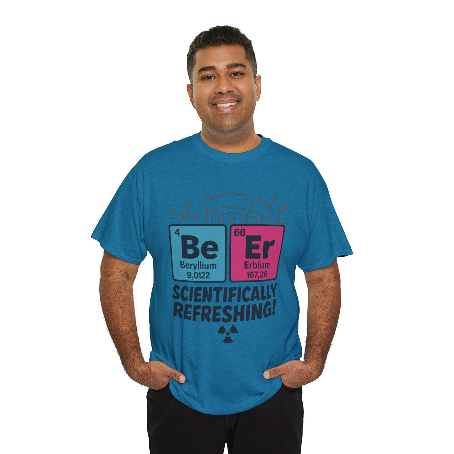 Mens Beer Science T-Shirt, Periodic Table Tee, Nerd Shirt for Him, Science Gift Tee, Chemistry Shirt, Science Lover Apparel, STEM Outfit