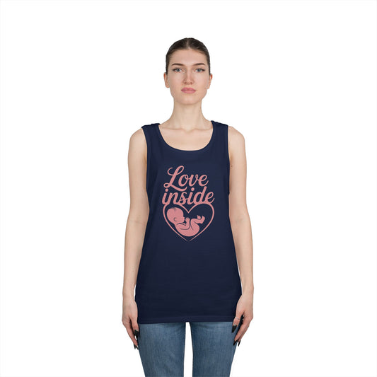 Maternity Tank Top, Pregnancy Announcement Tee, Baby Inside Mom To Be Gift, Expecting Mother Tee, Pregnancy Reveal Top, Baby Shower Top