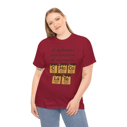 Funny Womens Chocolate T-Shirt, Element Shirt, Sweet Science Gift for Her, Science Humor Shirt, Geeky Gift, Chemistry Inspired Tee