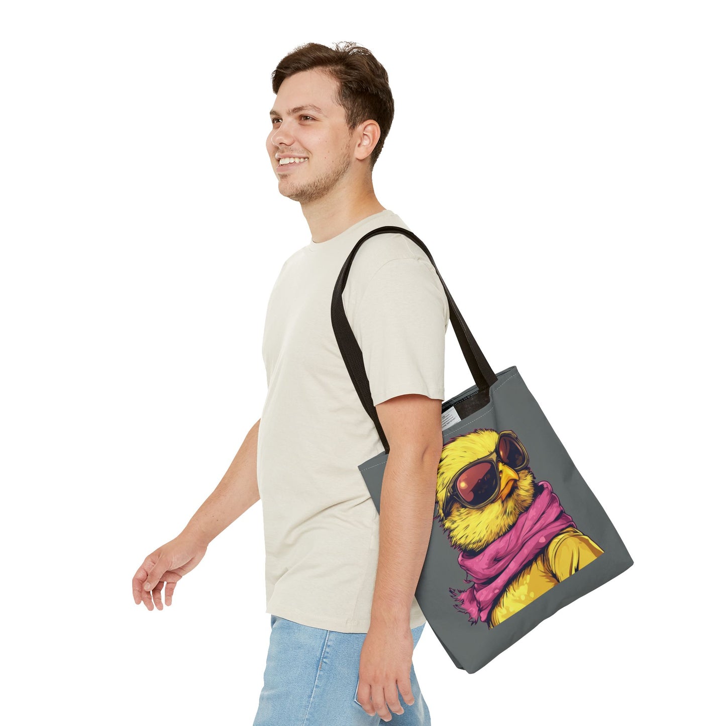 Chic Bird Tote Bag - Trendy Shopping Tote, Eco-friendly Bag, Gift for Animal Lovers, Summer Accessory, Festival Essential, Beach Tote