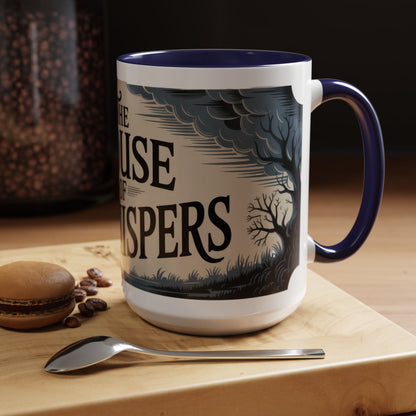 The House of Whispers Mug, Haunted Mansion Gothic Coffee Cup, Spooky Halloween Gift for Horror Lovers, Accent Coffee Mug (11, 15oz)