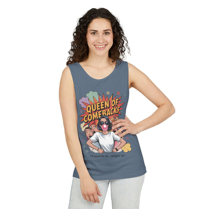 Funny Women's Tank Top, Queen of Comebacks Tee, Funny Graphic Tank, Gift for Her, Casual Wear, Comedy Apparel