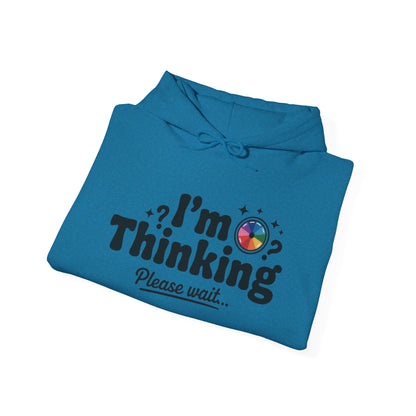 Playful Thinking Womens Hooded Sweatshirt, Womens Hoodie, Brainstorming Buddy, Thoughtful Gift, Cute Geeky Gift for Introverts, Programmers