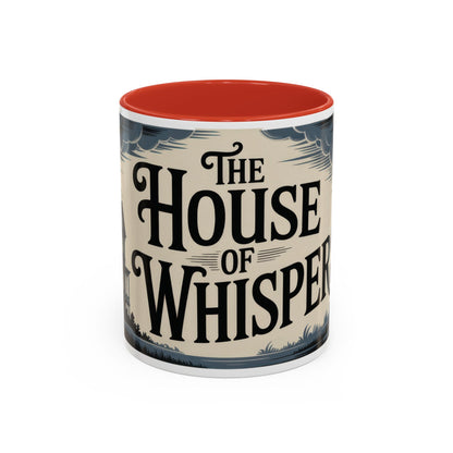 The House of Whispers Mug, Haunted Mansion Gothic Coffee Cup, Spooky Halloween Gift for Horror Lovers, Accent Coffee Mug (11, 15oz)