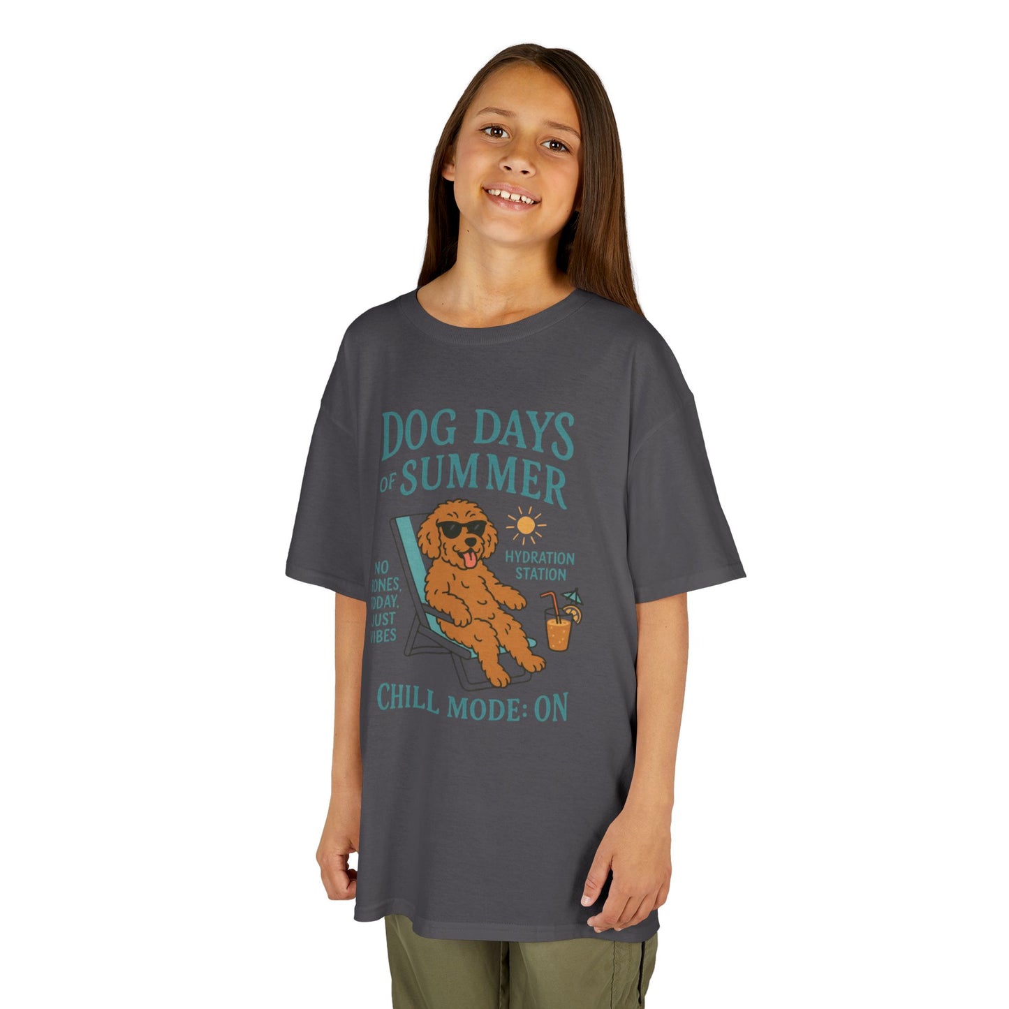 Summer Chill Kids Tee | Fun Playful T-Shirt for Boys & Girls, Perfect for Summer Days, Beach Outings, Gifts, Casual Wear