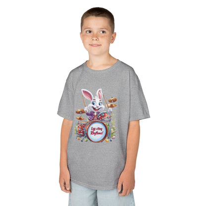 Easter Bunny Drummers Tee | Kids Cotton T-Shirt, Fun Easter Gift, Spring Celebration Shirt, Playful Kids Apparel, Drum Shirt
