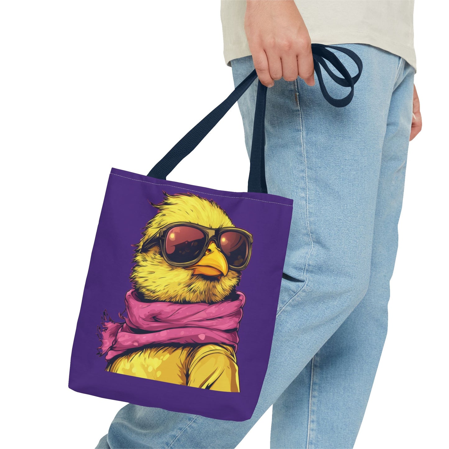 Chic Bird Tote Bag, Trendy Shopping Tote, Eco-friendly Bag, Gift for Animal Lovers, Summer Accessory, Beach Weekender Bag, Large Canvas Bag