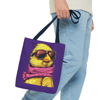 Chic Bird Tote Bag, Trendy Shopping Tote, Eco-friendly Bag, Gift for Animal Lovers, Summer Accessory, Beach Weekender Bag, Large Canvas Bag