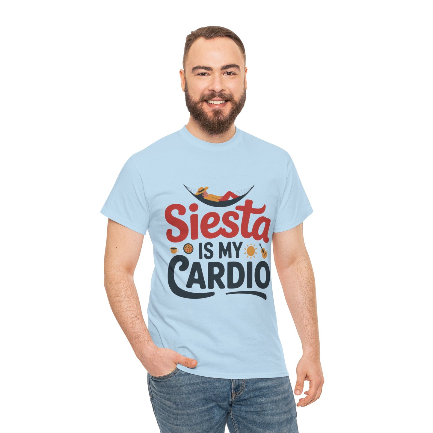 Siesta Is My Cardio Funny Mens T-Shirt Spain Humor Tee, Siesta Shirt, Siesta Culture Gift