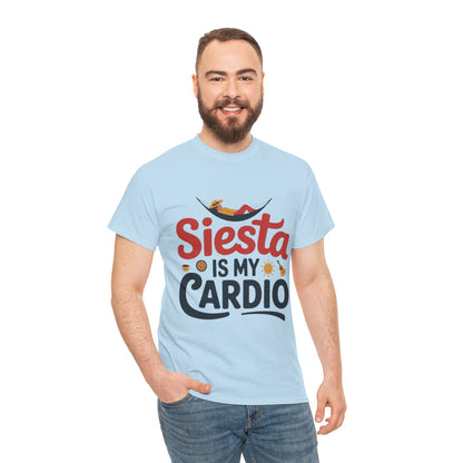Siesta Is My Cardio Funny Mens T-Shirt Spain Humor Tee, Siesta Shirt, Siesta Culture Gift