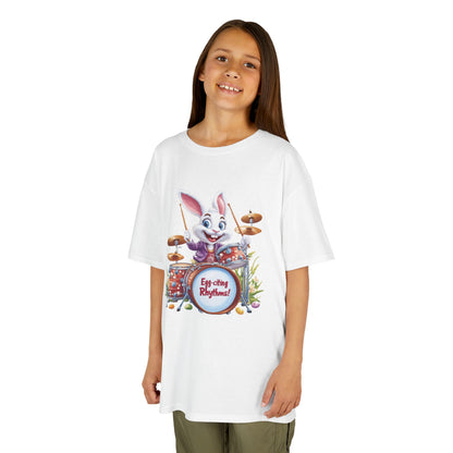 Easter Bunny Drummers Tee | Kids Cotton T-Shirt, Fun Easter Gift, Spring Celebration Shirt, Playful Kids Apparel, Drum Shirt