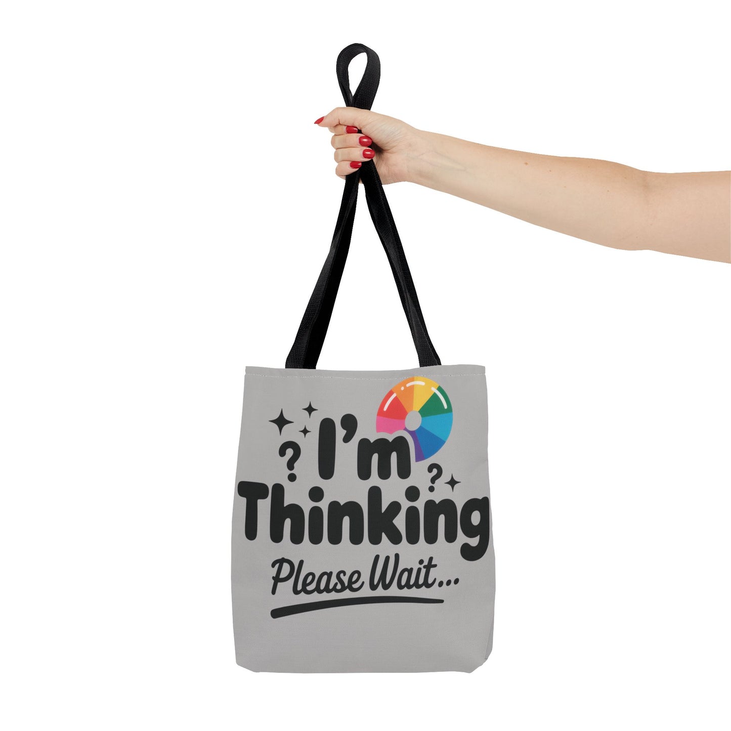 Whimsical Thinking Tote Bag, Funny Gift, Carry-All for Daily Use, Ideal for Birthdays and Graduations, Work or School Tote for Women and Men