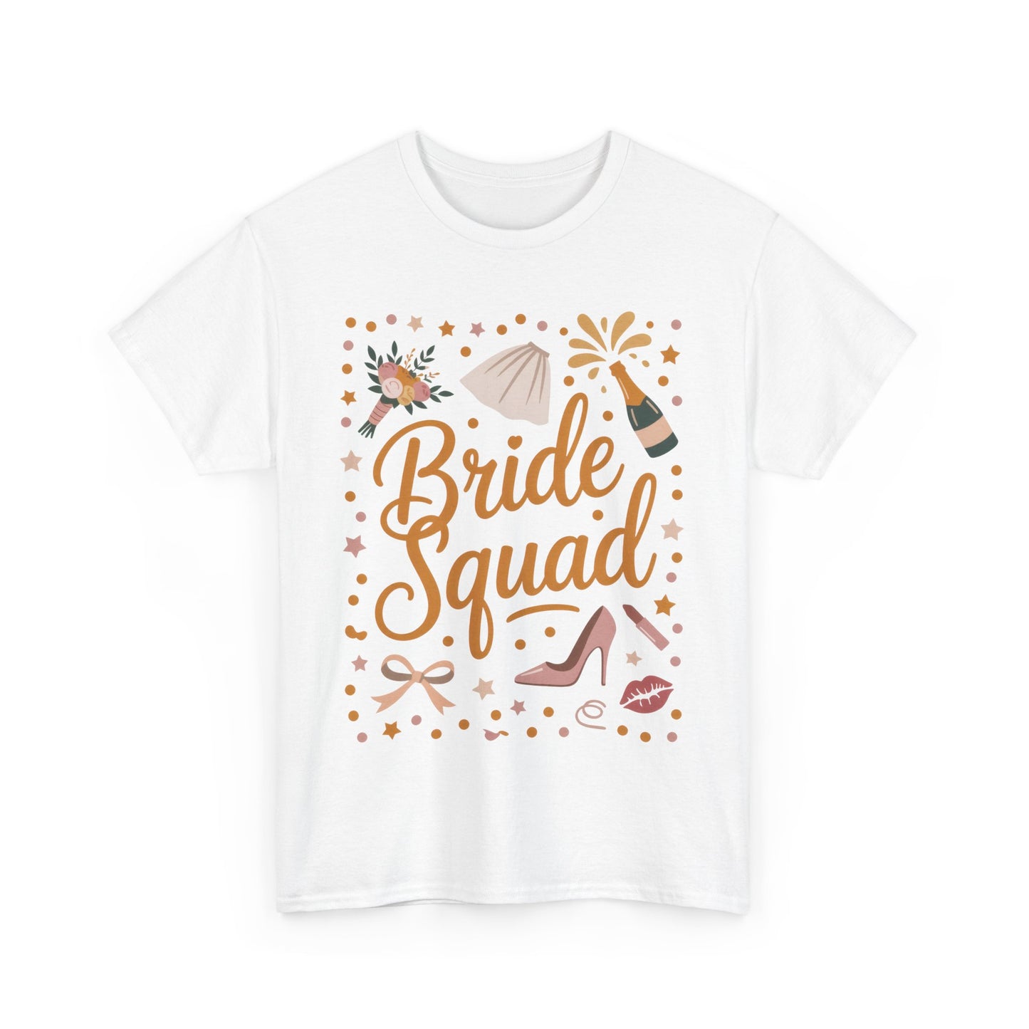 Bride Squad Shirt, Bachelorette Party T-Shirt, Bridesmaid Wedding Tee, Hen Party Matching Shirts, Bridal Shower, Gift for Bridesmaids