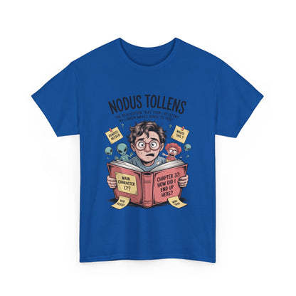 Nodus Tollens Men's T-Shirt, Men's Heavy Cotton Shirt, Latin Words, Moods & Modes, Self-Awareness, Quirky Humor Shirt