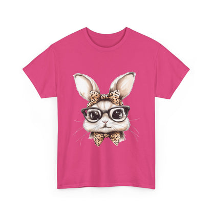 Cool Bunny Sunglasses Tee, Cute Rabbit Shirt, Animal Lover Gift, Spring Fashion, Unisex Graphic T-Shirt