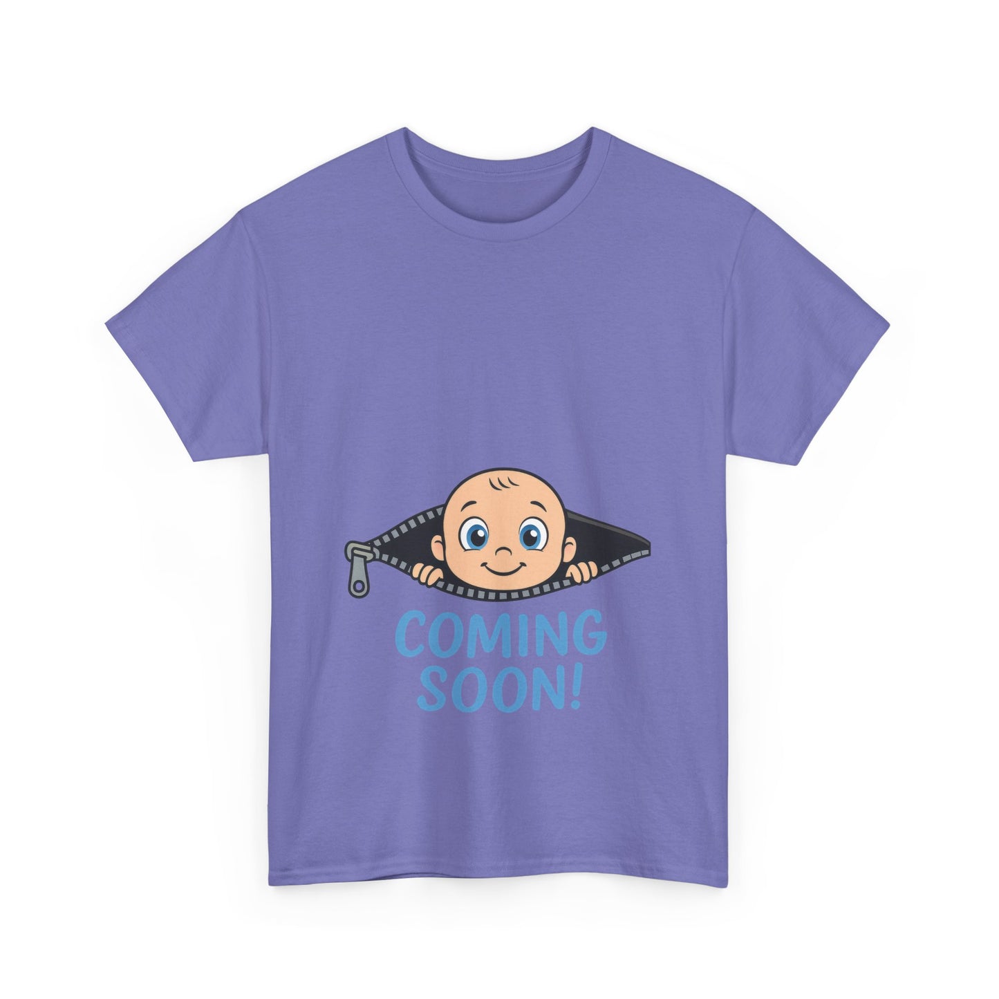 Coming Soon Maternity T-Shirt, Cute Baby Boy Pregnancy Announcement Shirt, Funny Expecting Mom Gift, Gender Reveal Tee, Baby Shower Top