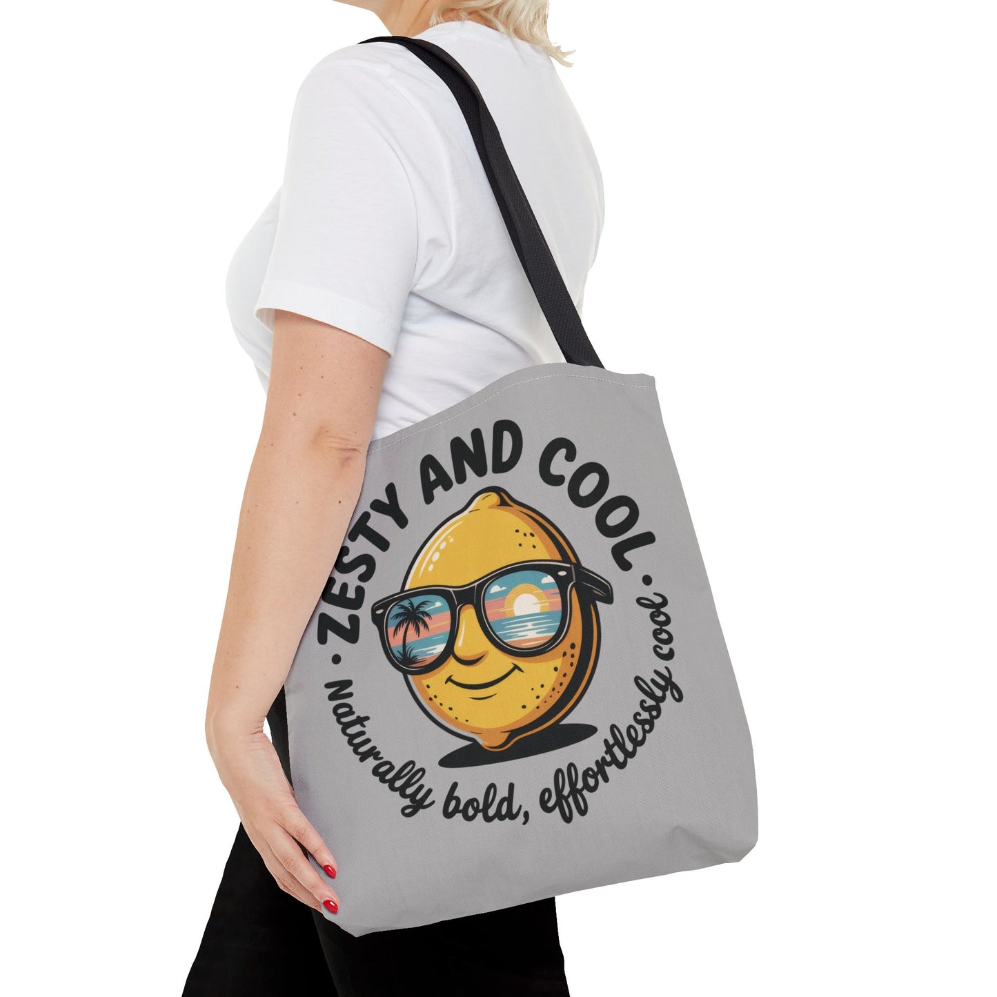 Zesty Lemon Tote Bag - Fun & Bold Carry-All for Everyday Use, Summer, Beach Days, Gifts, Eco-Friendly Shopping, Large Tote Bag