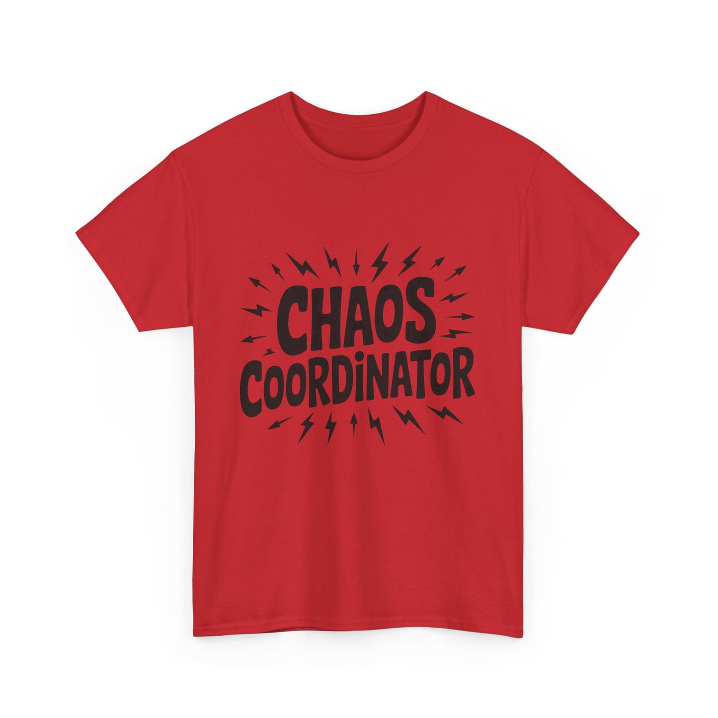 Chaos Coordinator Unisex Heavy Cotton Tee, Funny Graphic T-Shirt, Gift for Moms, Mom Life Graphic Tee, Mother's Day T-Shirt
