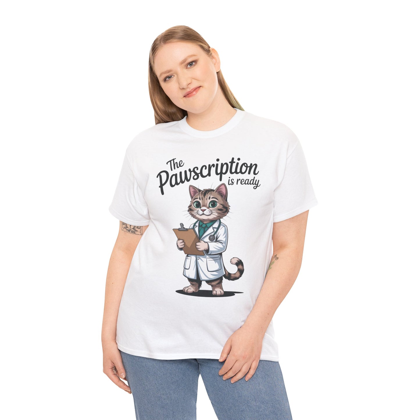 Funny Doctor Cat Tee, Unisex Tee, Veterinary Gift, Medical Student and Medical Workers Gift, Animal Doctor Graphic Tee, Cat Lover Apparel
