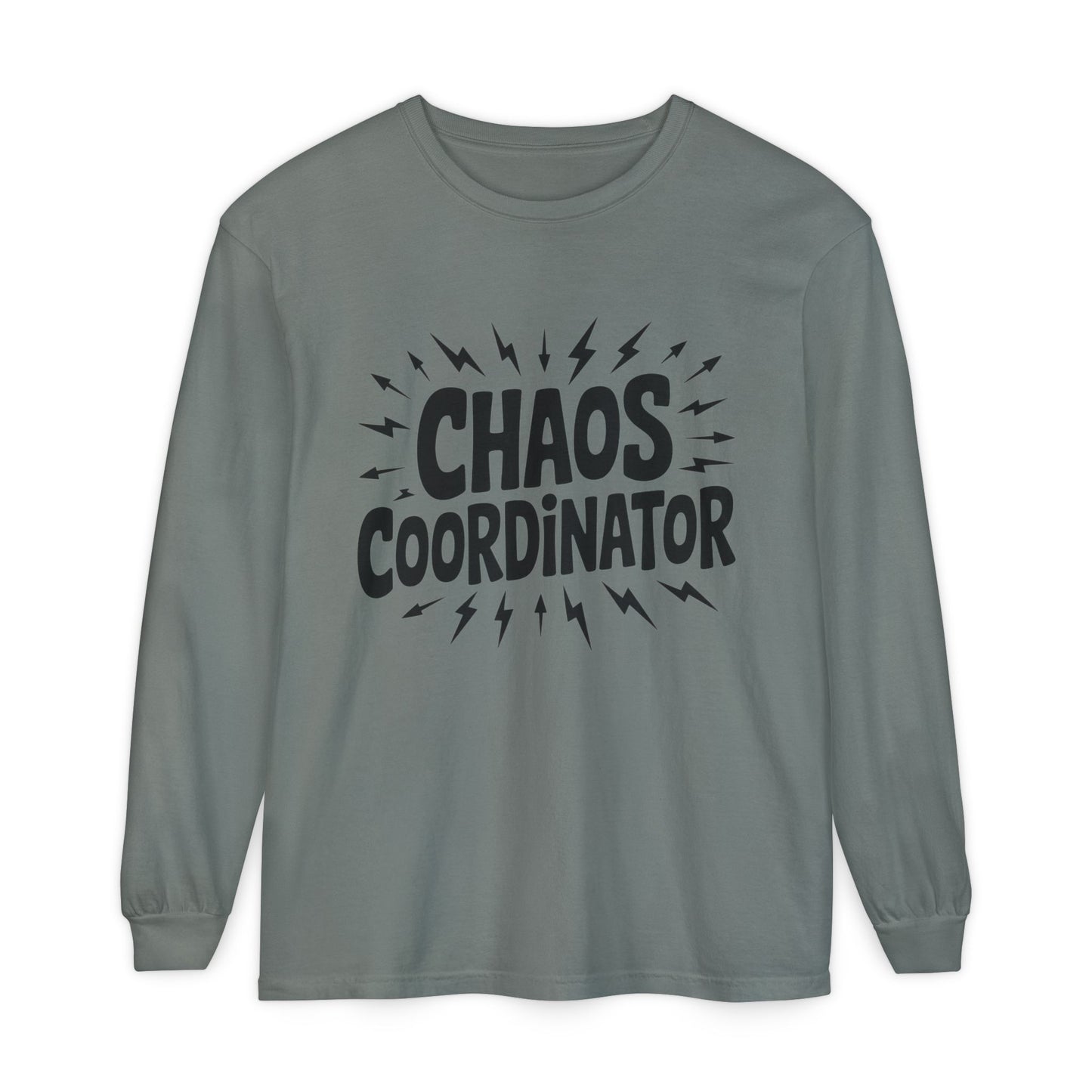 Chaos Coordinator Shirt Unisex Long Sleeve Tee, Funny Mom Life Gift, Mothers Day Shirt, Gifts for Team Leaders, Humor Apparel