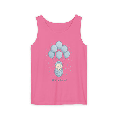 Its a Boy Maternity Tank Top, Baby Boy Pregnancy Announcement Tank, Gender Reveal Mom To Be Gift, Expecting Baby Shower Top