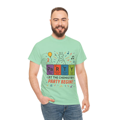 Funny Chemistry Party T-Shirt, Periodic Table PaRTY Tee, Unisex Science Humor Shirt, Gift for Chemistry Teacher,Science Tee, Nerdy Pun Shirt
