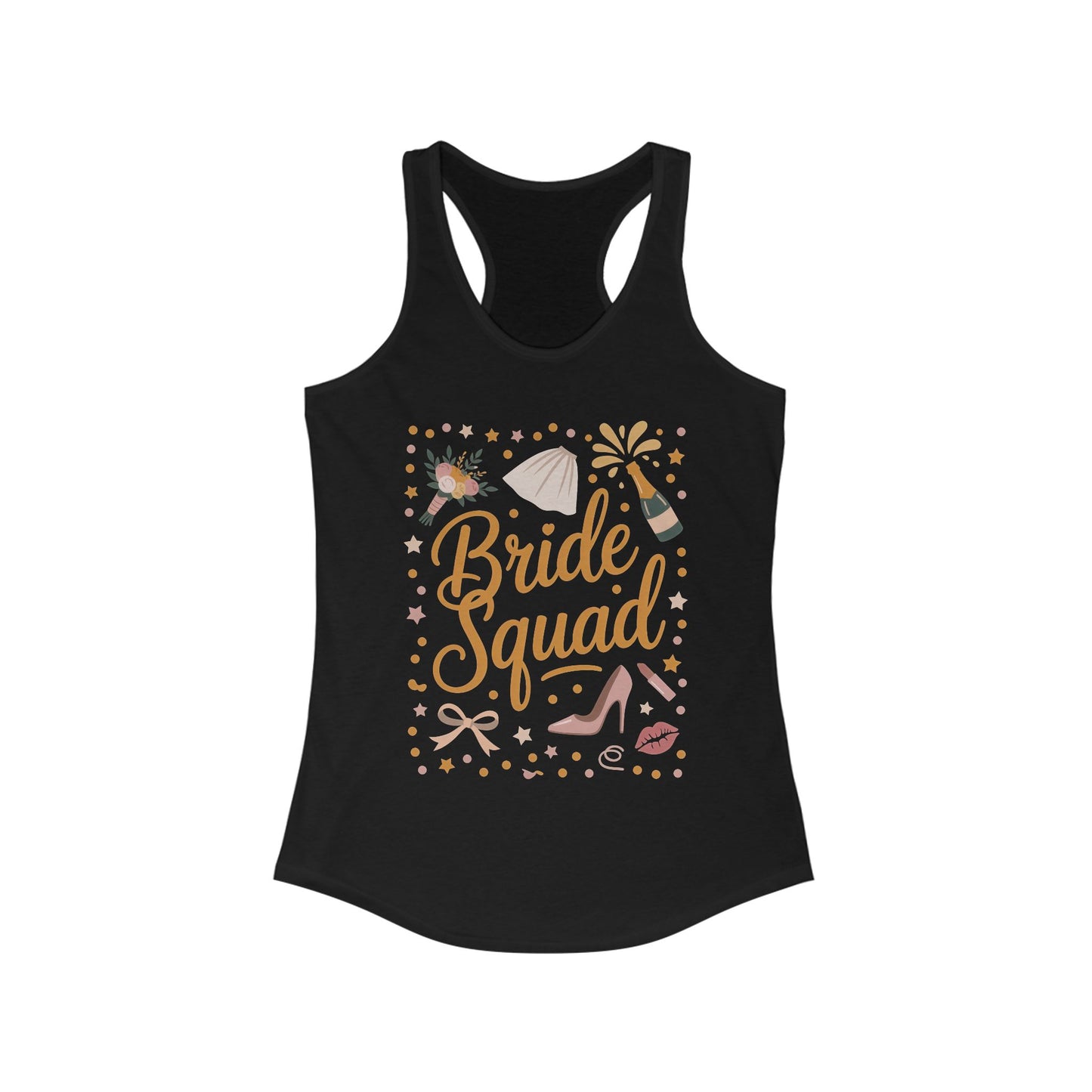 Bride Squad  Tank Top, Bachelorette Party T-Shirt, Bridesmaid Wedding Tee, Hen Party Matching Shirts, Bridal Shower, Gift for Bridesmaids