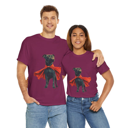 Superhero Dog Tee - Playful Pet Shirt, Gift for Dog Lovers, Fun Casual Wear, Perfect for Birthdays