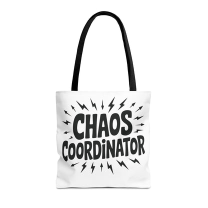 Chaos Coordinator Tote Bag, Fun Carryall for Busy Moms, Students, or Event Planners, Perfect Gift, Beach Weekender Bag,  Large Tote Bag