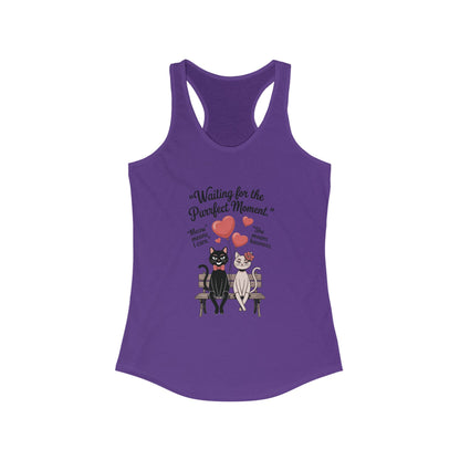 Love and Laughter Women's Tank - Cute Cat Design, Perfect for Summer, Valentine's Gift, Casual Wear, Gym Top