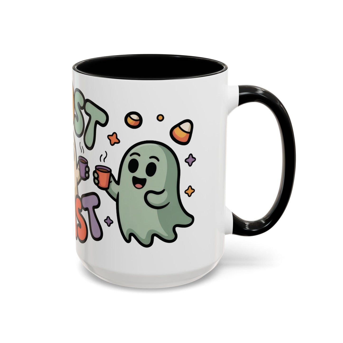 Ghost Roast Halloween Mug, Cute Spooky Coffee Cup, Kawaii Ghost Drinkware, Funny Fall Mug Gift for Coffee Lovers, Accent Coffee Mug (15oz)