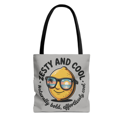 Zesty Lemon Tote Bag - Fun & Bold Carry-All for Everyday Use, Summer, Beach Days, Gifts, Eco-Friendly Shopping, Large Tote Bag