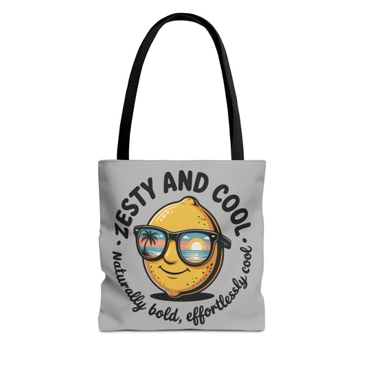 Zesty Lemon Tote Bag - Fun & Bold Carry-All for Everyday Use, Summer, Beach Days, Gifts, Eco-Friendly Shopping, Large Tote Bag