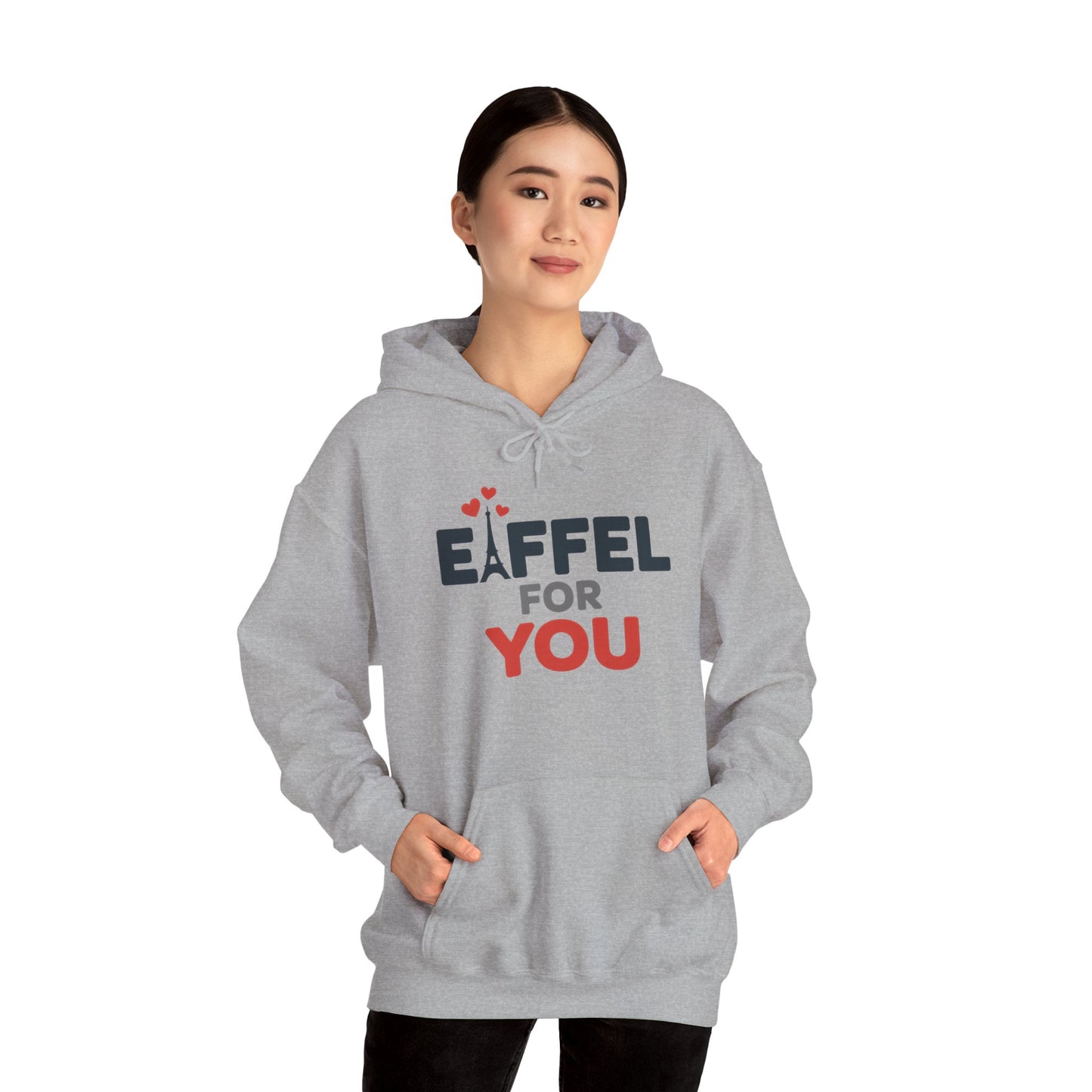 Womens Heavy Blend™ Hooded Sweatshirt, Eiffel For You Romantic Paris Womens Hoodie