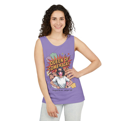 Funny Women's Tank Top, Queen of Comebacks Tee, Funny Graphic Tank, Gift for Her, Casual Wear, Comedy Apparel