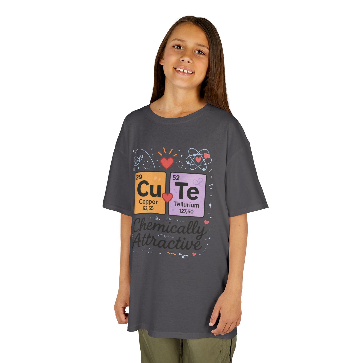 Cute Science Kids TeeT-Shirt, Periodic Table Tee, Funny Nerdy Gift for Young Girl, Cute Chemistry Young Girl T-Shirt, Classroom Wear