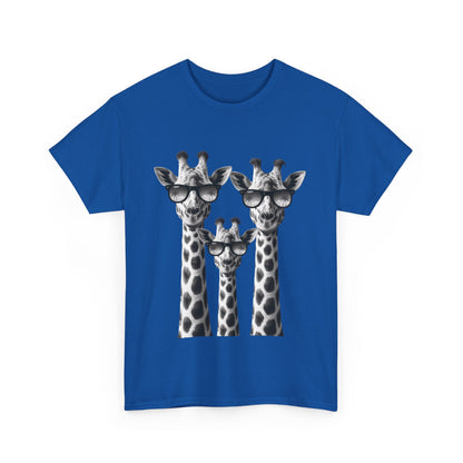 Cool Giraffes Unisex Tee, Fun Gift for Animal Lovers, Nature Enthusiasts, Safari Wildlife Lover Shirt