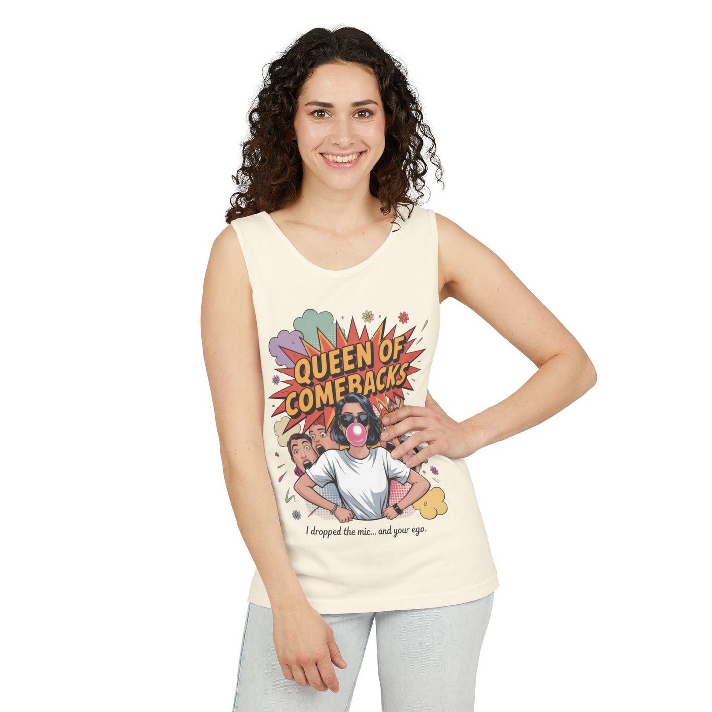 Funny Women's Tank Top, Queen of Comebacks Tee, Funny Graphic Tank, Gift for Her, Casual Wear, Comedy Apparel