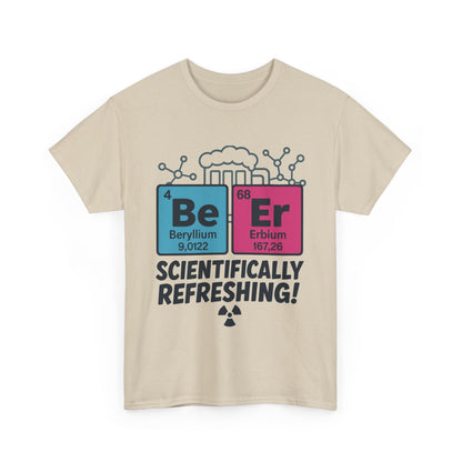 Mens Beer Science T-Shirt, Periodic Table Tee, Nerd Shirt for Him, Science Gift Tee, Chemistry Shirt, Science Lover Apparel, STEM Outfit