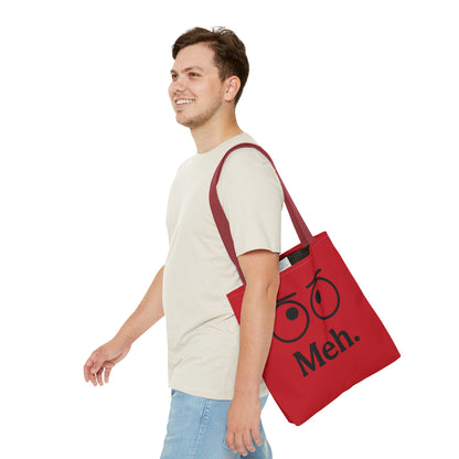 Meh. Tote Bag - Perfect Gift for Sarcastic Friends, Trendy Everyday Use, Unique Statement Accessory, Ideal for School, Work, Shopping
