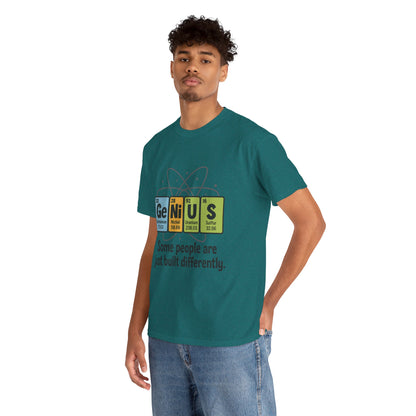 Funny Mens Genius T-Shirt, Periodic Table Nerd Shirt, Science Humor Tee for Smart Guys, Perfect Gift for Science Lovers