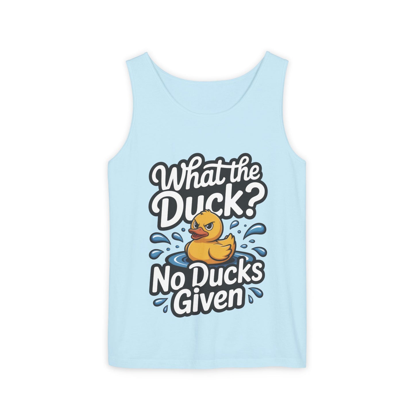 What The Duck Funny Womens Tank Top, No Ducks Given Tee, Sarcastic Duck Tee, Rubber Duck Graphic Tank, Humor Gift For Her,Beach Party Outfit