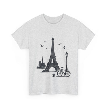 Eiffel Tower Graphic Tee, Parisian Style T-Shirt, Casual Summer Top, Travel Gift, Unisex Cotton Shirt